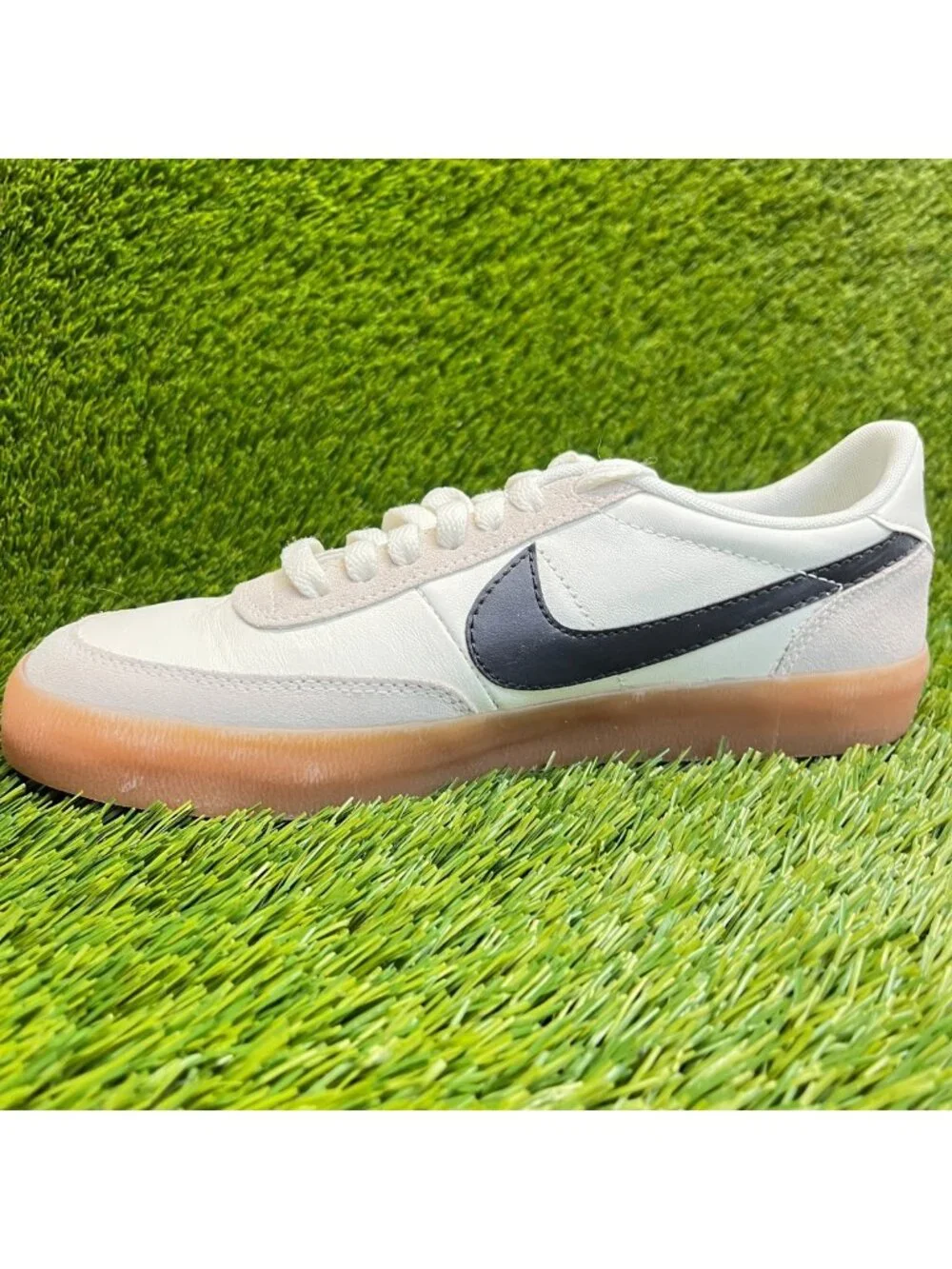 Nike Killshot 2 Womens Size 8 Beige Gray Gum Athletic Skateboard Shoes Sneakers